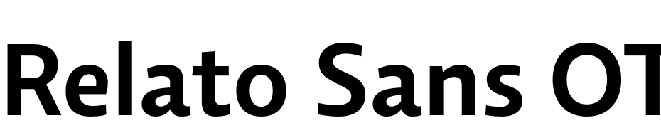 Relato Sans OT Semi Bold cкачати шрифт безкоштовно